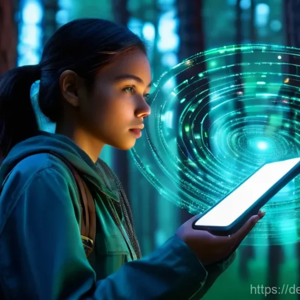 온라인 자원 활용을 위한 지식 툴킷 - **Prompt 1: Navigating the Digital Knowledge Forest**
    A vibrant, futuristic digital forest at du...