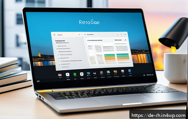 온라인 자원 활용을 위한 워크숍 소개 - A modern digital professional workspace featuring a sleek laptop displaying advanced search engine r...
